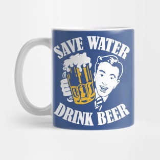 save water drink beer 3 Mug